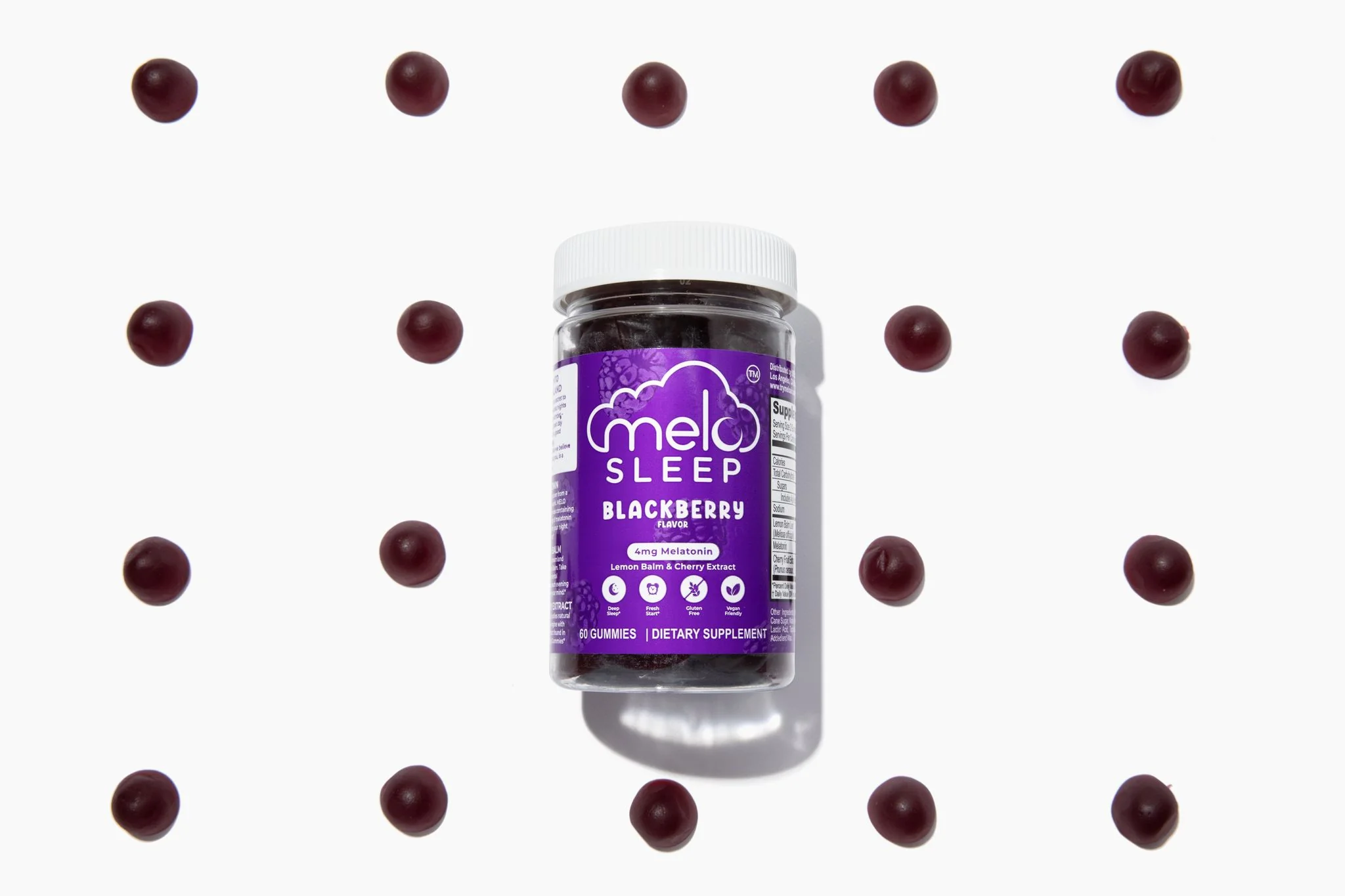 MELO Sleep Gummies - Blackberry (60CT Bottle) - Image 4